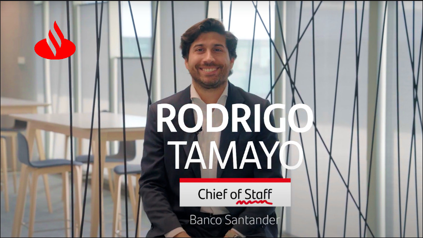 Rodrigo Tamayo, Banco Santander