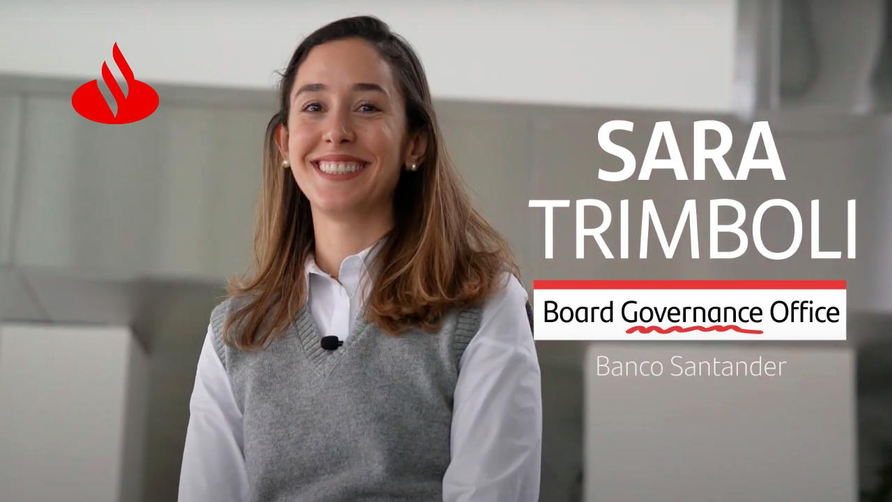 Sara Trimboli, Banco Santander